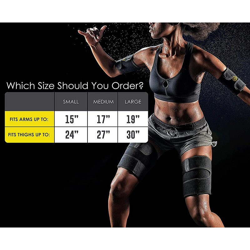 Neoprene non-slip sauna arm wraps Arms and Thigh Trimmers sleeve for men and women
