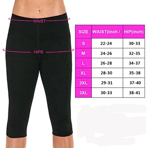 Hot selling Neoprene sweat yoga shorts slimming pants for women