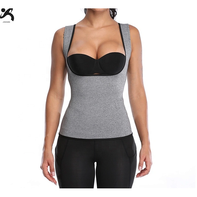 Neoprene sweat vest women waist shape trainer body slimming corsets spa sauna suit