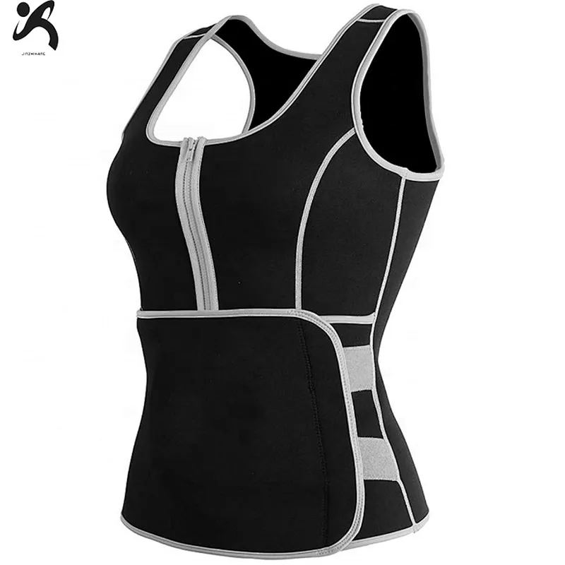 2021 new product custom logo neoprene sauna waist trimmer belt waist trainer vest for weight loss