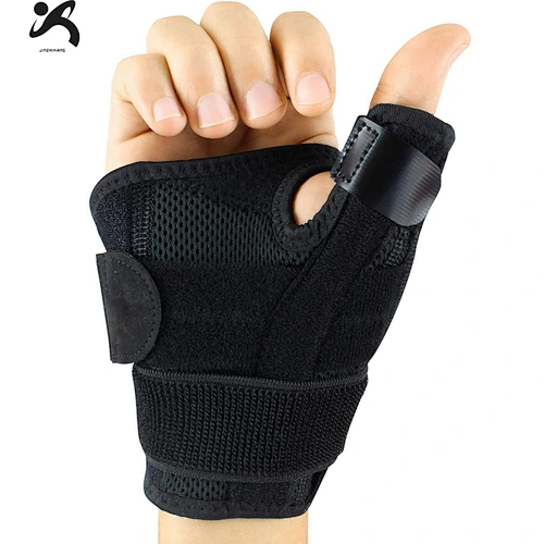 Sports adjustable stabilizing sport neoprene wrist brace wrap thumb splint for pain relief