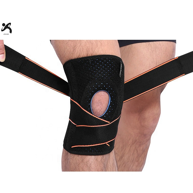custom logo  compression  knee sleeve brace support belt knees adjustable  pads