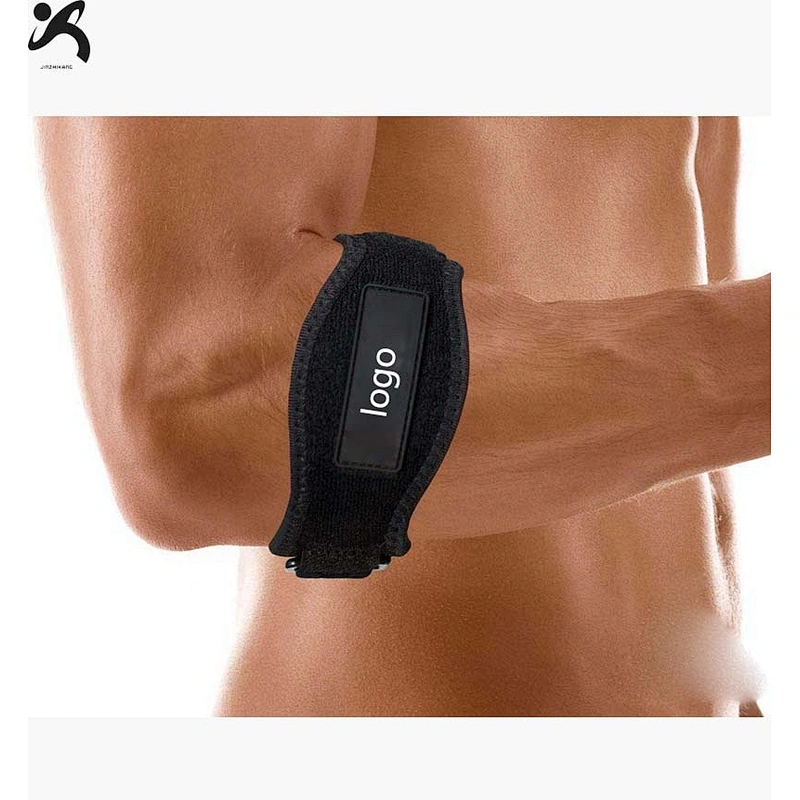 adjustable t bandage tennis black sport dial dog elbow brace support strap with icepack