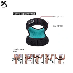2020 RTS Customized Compression knitted Breathable Neoprene Knee Support Sleeve For Sports