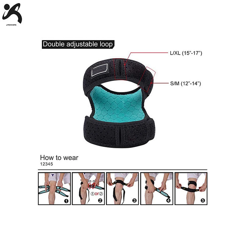2020 RTS Customized Compression knitted Breathable Neoprene Knee Support Sleeve For Sports
