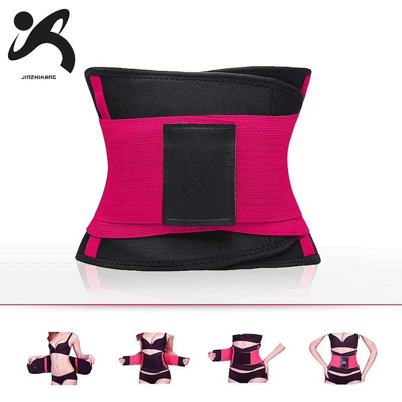 2019 RTS Custom logo workout back support slimming waist trainer belt compression jogger waist trimmer