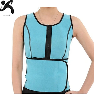 2019 Manufacturer Custom Logo dropshipping Sweat Slimming Belt Neoprene Sauna Waist Trainer Vest for men and women