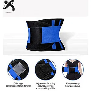 2021 neoprene waist trainer belt belly fat burn waist trimmer lumbar support waist slimming belt
