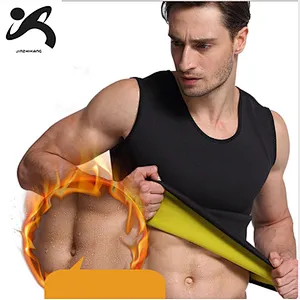 Weight Loss Men Neoprene Sauna Waist Trainer Vest  Sauna Suit Fitness Short sportswear slimming yoga sport