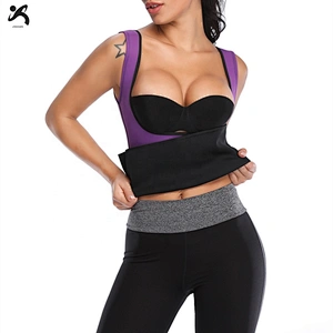 2020 Women  Neoprene Waist Trainer Vest Slimming Corset Sauna Tank Weight Loss Body Shaper Shirt