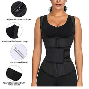 Professional latex Waist Training Steel Boned waist trainer corset for body shaper