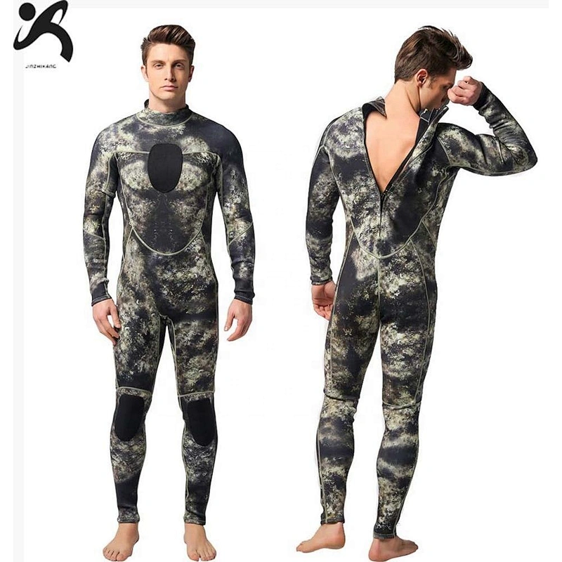OEM 3mm/4mm/5mm Neoprene Diving Suit Sportswear Thermal Swimsuit Wetsuit for Men