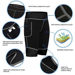 Wholesale Neoprene custom women yoga sauna short pant slimming pants for body shaper