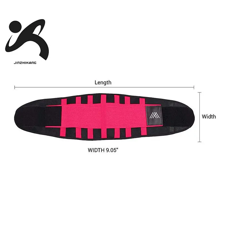 2019 RTS Custom logo workout back support slimming waist trainer belt compression jogger waist trimmer
