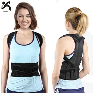 flexible bear female pro figure eight back brace support belt flex posture corrector