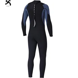 Manufacturer Custom logo long Sleeve men Neoprene Open Water Swimming Wetsuit for Surfing Diving