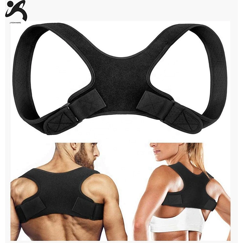 Adjustable Neoprene Shoulder Clavicle Support Belt Back Posture Corrector for Women and Men
