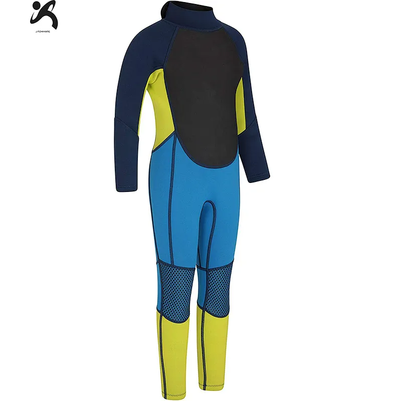 High quality 3mm 5mm neoprene Diving Spearfishing long sleeve wetsuit winter wetsuit surfing suit for kids