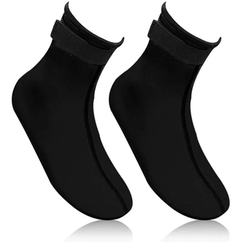 hot sale new style 3 mm Neoprene Nylon binding beach socks diving socks for fishing  swimming warm and anti-slip
