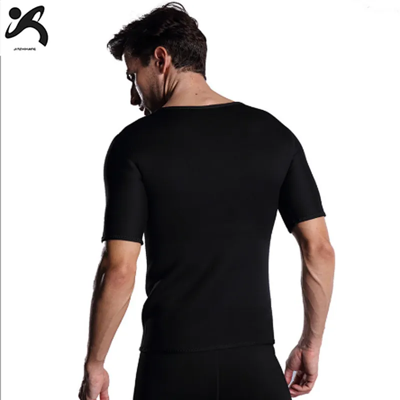 Wholesale Men's corset vest new design explosion Shaping Sauna  Fitness Neoprene Shorts With Pocket