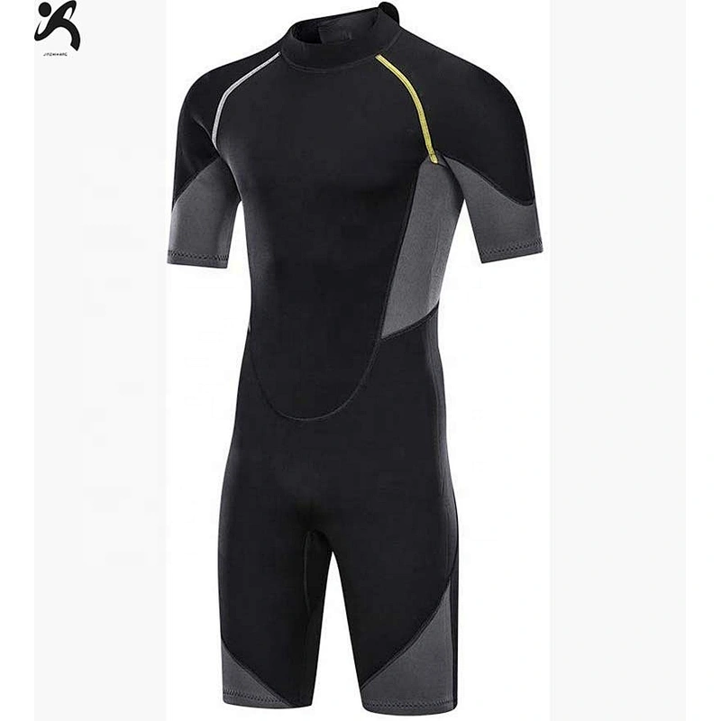 red retro sailfish wetsuit sex neoprene scuba shark diving short sleeve surf suit shorts