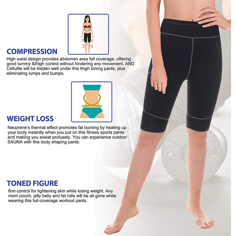Wholesale Neoprene custom women yoga sauna short pant slimming pants for body shaper