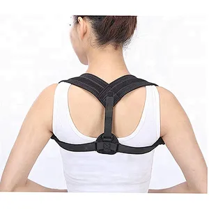 High quality neoprene adjustable back support back posture correction belt for unisex