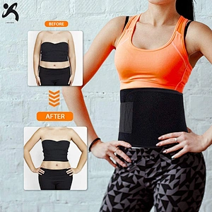Wholesale man and woman custom made adjustable waist trimmer neoprene slim sweat belt