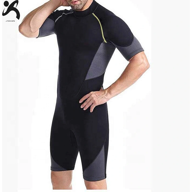 red retro sailfish wetsuit sex neoprene scuba shark diving short sleeve surf suit shorts