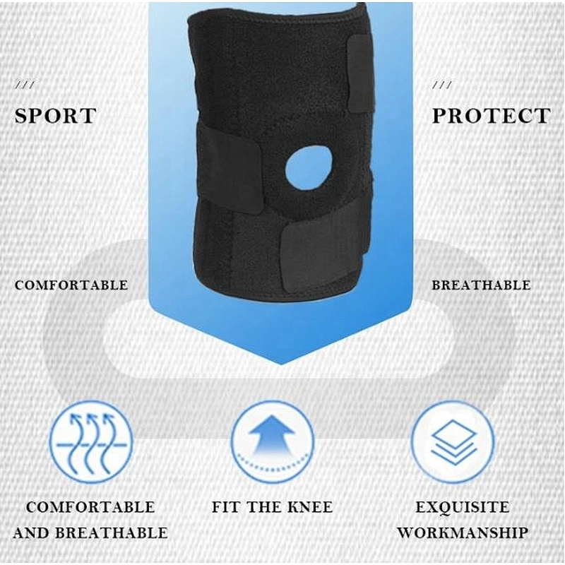 Custom Print Neoprene Knee Brace Sleeves For Safety Support Brace Pads Keep Pads