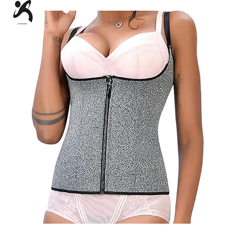Women Neoprene Full Body Shaper Waist Trainer Cincher plus size Sweat Sauna Corset for slimming