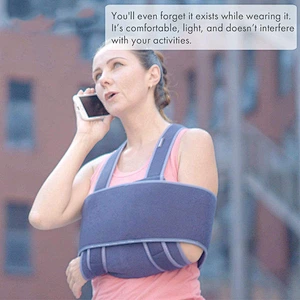 Adjustable neoprene arm support cradle arm sling orthopedic arm brace with shoulder strip