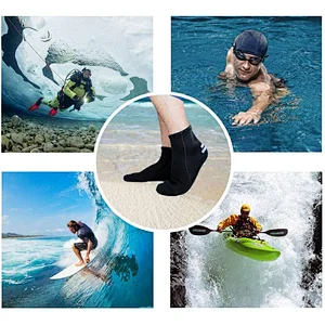 2.5mm socks embroidered discount prive neoprene sand socks anti-slip lightweight surfing shoes beach boots custom