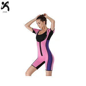 Promotional Hot Sale Printing Logo Slimming body Shaper Neoprene Sauna Slim Suit Full Body Wear