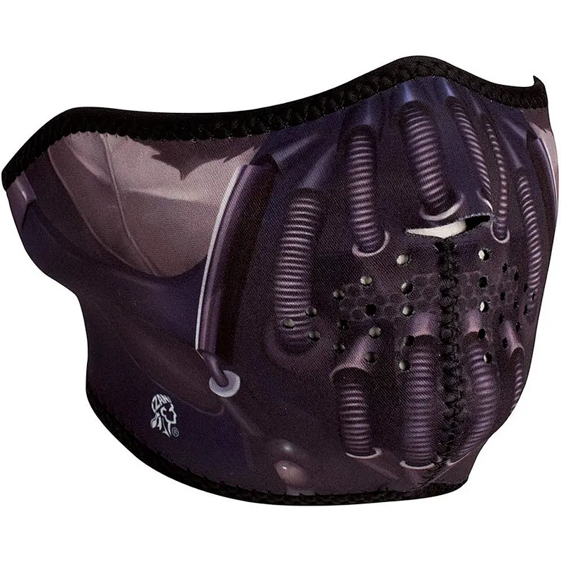 high quality material filter pm 25 pollution neoprene motorcycle face mask with design for biker
