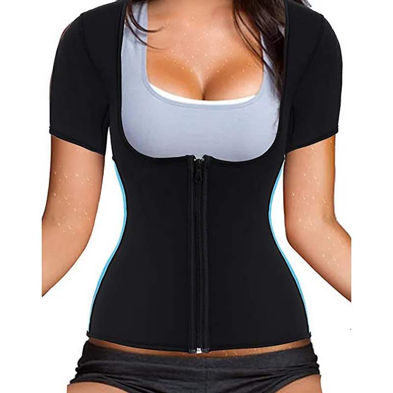 High quality neoprene women thermal sweat waist training corsets for body shaper
