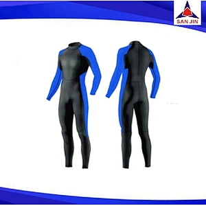 waterproof blue neoprene diving suits colorful men surfing wetsuits