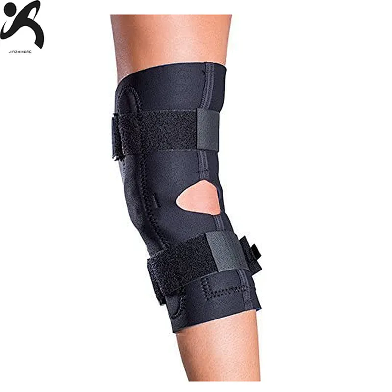 High quality Adjustable Neoprene Hinged knee sleeve joint Compression knee brace support