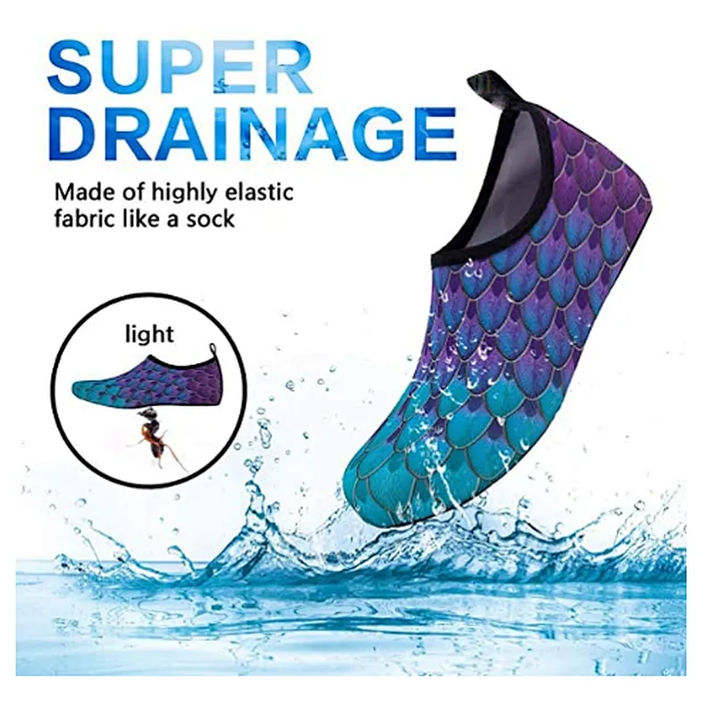 Custom 3mm Neoprene Non-slip Aqua Water Shoes Beach Socks for Surfing and Swimming Pool