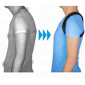 Hot selling professional neoprene adjustable back support posture back support