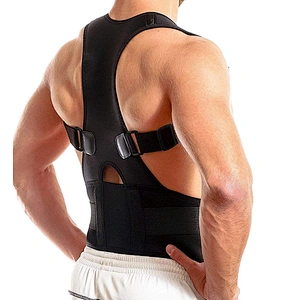 2019 Neoprene OEM breathable back posture corrector with waist trimmer belt