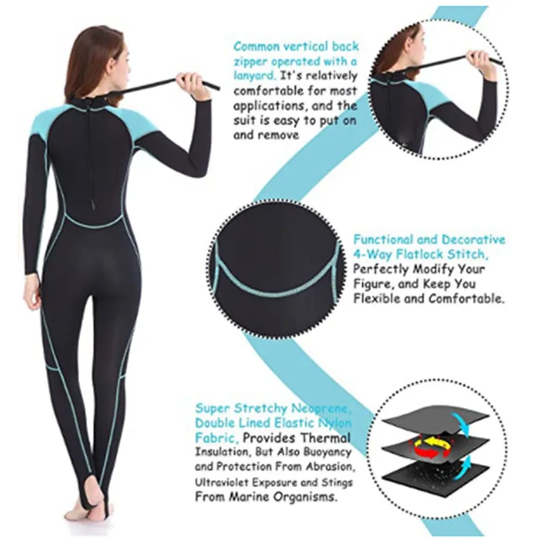 Wholesale high quality Full Sleeve 5MM Neoprene Water sport Swimming suit Diving Skin Surfing Wetsuit