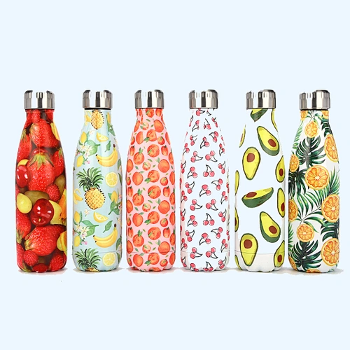 TROPICACL FRUIT PRINTED COKE BOTTLE