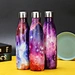 star printed stainless steel coke bottle