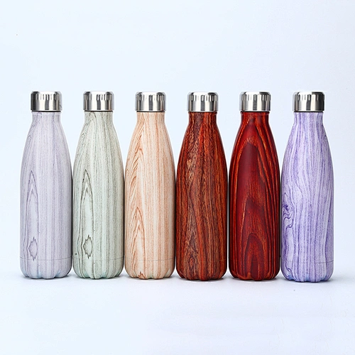 WOOD PRINTED COKE BOTTLE