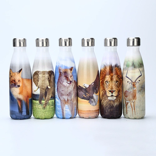WILD ANIMAL PRINTED COKE BOTTLE