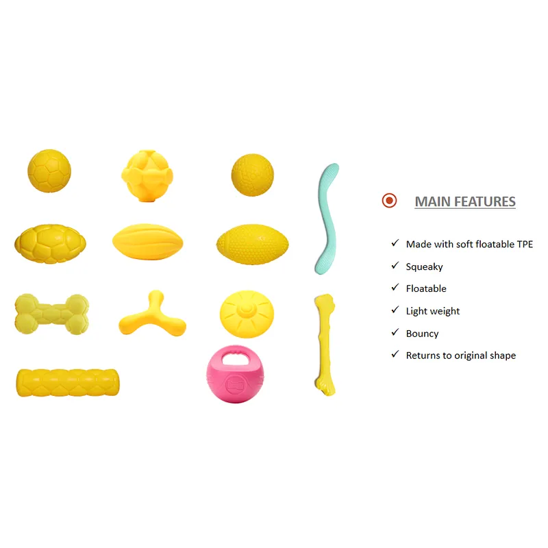 Pet Dog Toys for Squeaky Interactive, Fetch Roll & Play pet toy for Dog