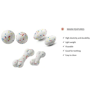 Ball for Dogs,Durable Dog Balls Bite Resistant High Elasticity Interactive Dog Toys, Balls Dog Chew Toy for Large Dogs, Medium & Small Dogs