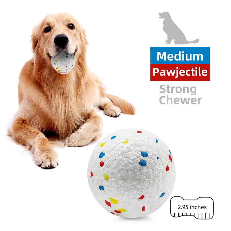 Ball for Dogs,Durable Dog Balls Bite Resistant High Elasticity Interactive Dog Toys, Balls Dog Chew Toy for Large Dogs, Medium & Small Dogs