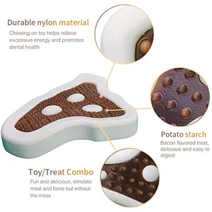 2 in 1 toy nylon and treat combo